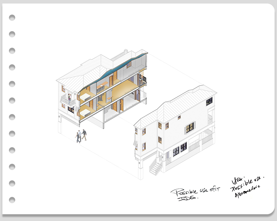 Prime Design Associates — 3D Axonometric Structure 04